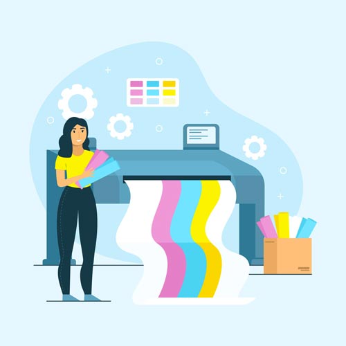 Attività di marketing aziendale: stampa