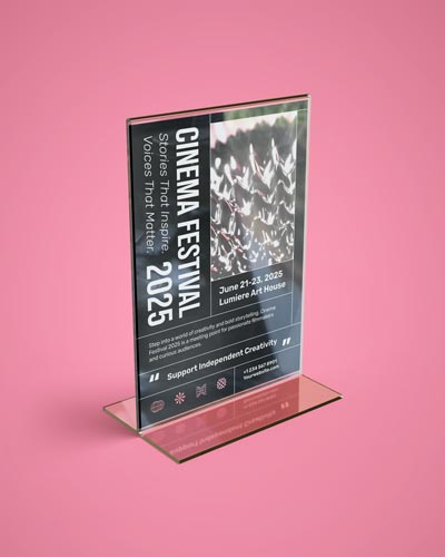 Materiale per fiere Milano: espositori plexiglass