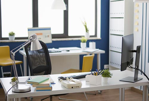 Semplice ufficio diventa instragrammabile scrivania