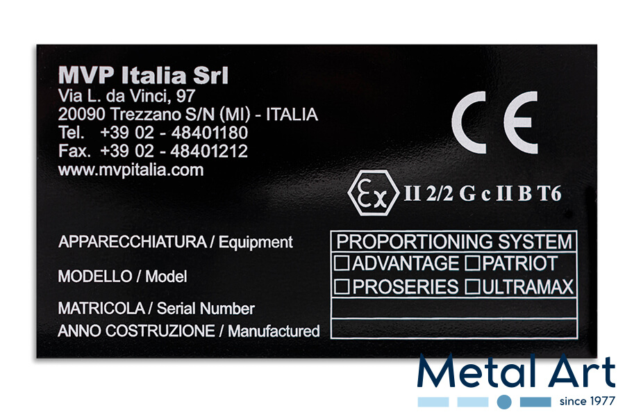 Targhe Industriali Milano - Marcatura CE Targhe Industriali Milano - Marcatura CE